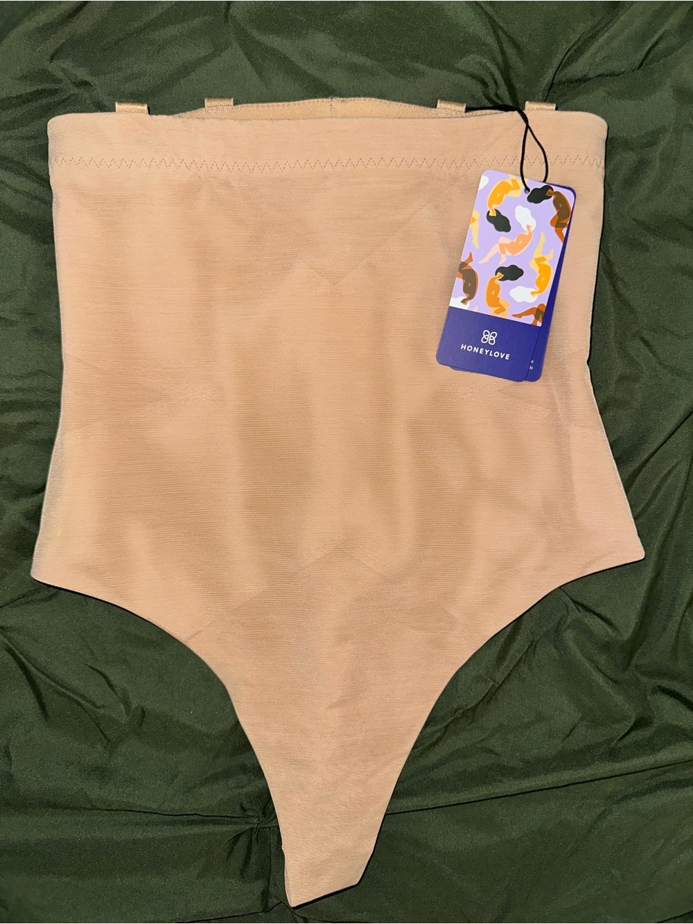 Honeylove Brown High-Waist Shaping Thong